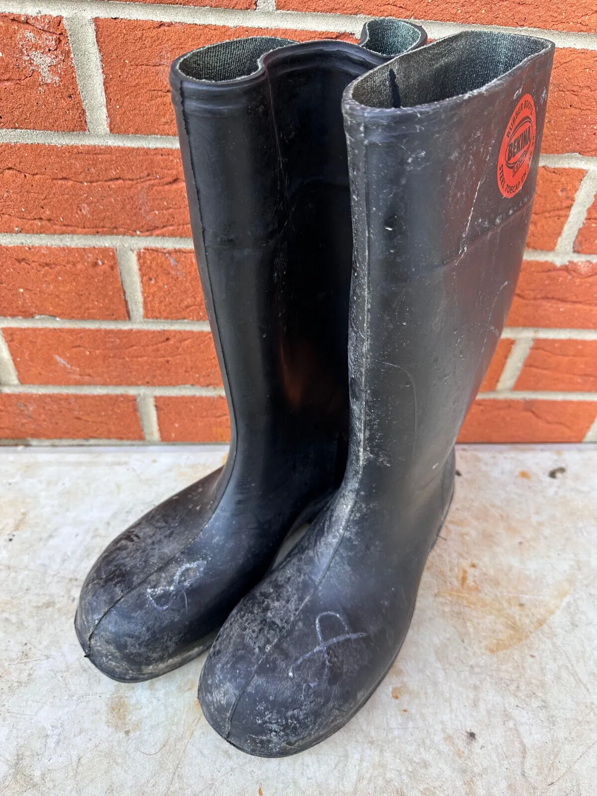 Bekina Lite Safety Wellington Boots Steel Toecap - Size UK 8 - EU 42