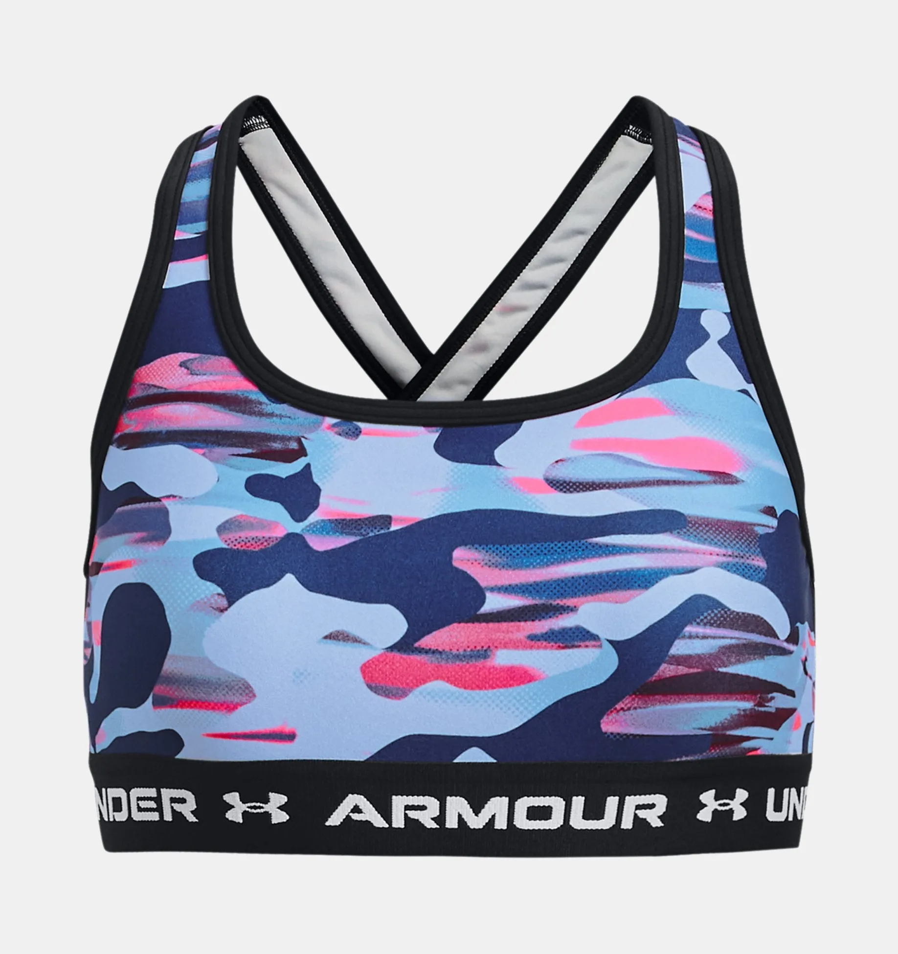 Crossback Mid Printed Sports Bra Girl Youth