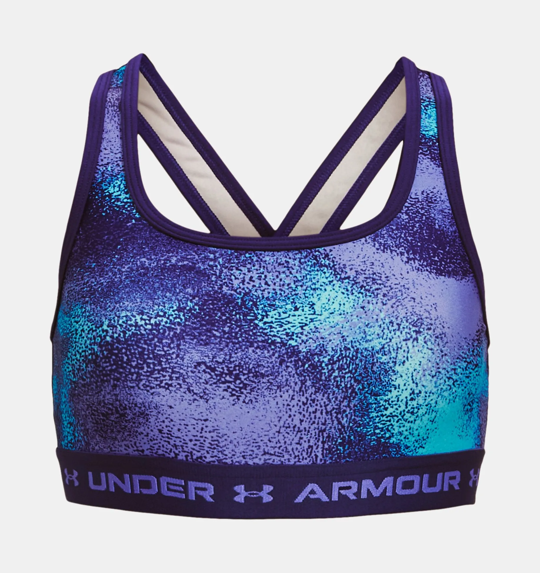 Crossback Mid Printed Sports Bra Girl Youth
