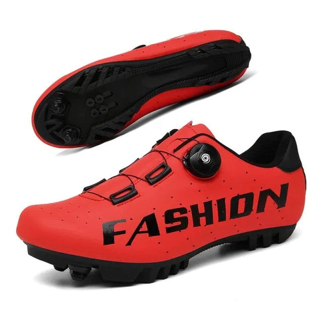 Cycling shoes road Men's sneakers Mountain bike Cleat flat shoes