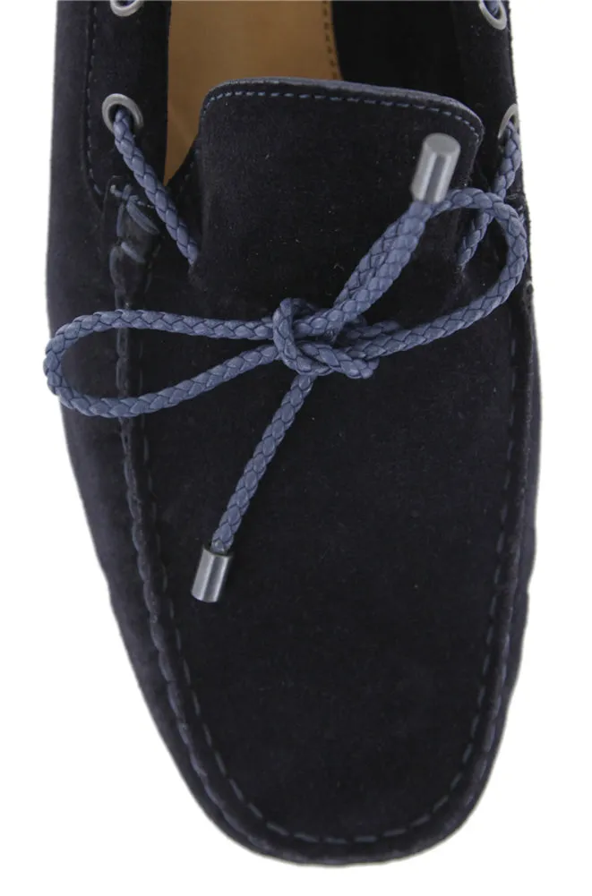 Fiori Di Lusso Dark Blue Driving Shoes
