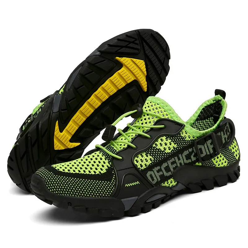 Men Women Trekking Hiking Shoes Summer Mesh