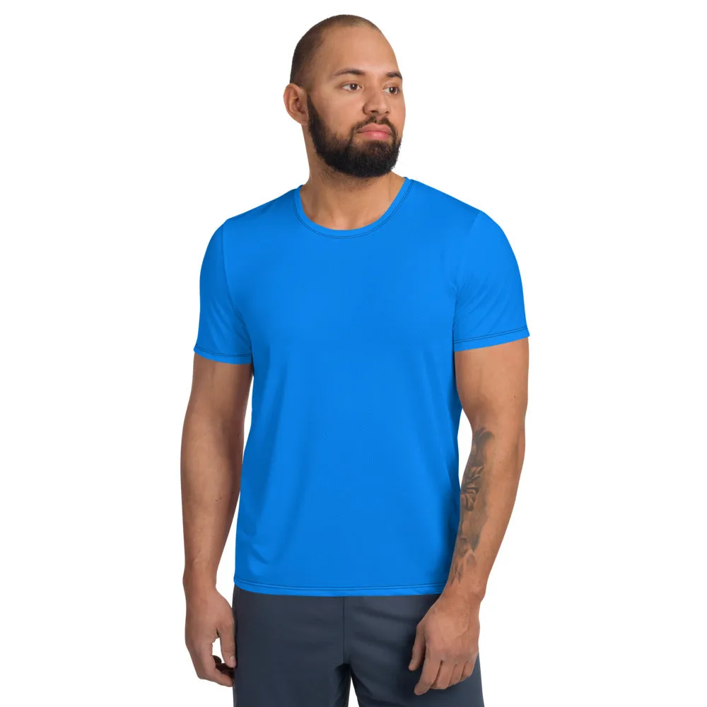 Men's Athletic T-shirt Blue