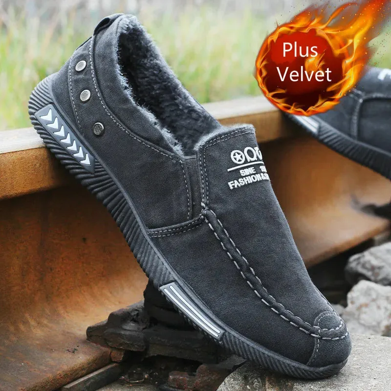 Summer Canvas Mens Shoes Slip-on Breathable Mens Casual Shoes Lightweight Flat Shoes Men Sneakers Loafers Zapatos De Hombre