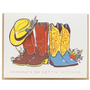 Wedding Boots Card